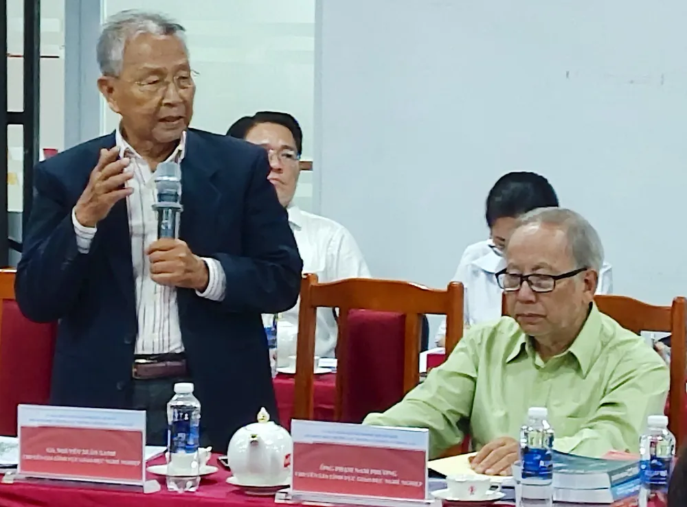 Các chuyên gia GDNN hiến kế để nâng cao chất lượng GDNN TP. ẢNH: QUANG HUY Các chuyên gia GDNN hiến kế để nâng cao chất lượng GDNN TP. ẢNH: QUANG HUY