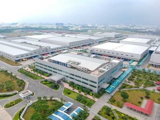 The Samsung Vietnam project in the Saigon Hi-tech Park in Ho Chi Minh City. (Photo: SGGP)