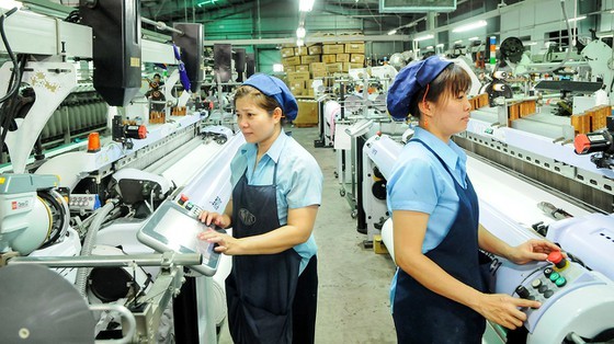 Production at Thai Tuan Company in Vinh Loc Industrial Park. (Photo: SGGP)