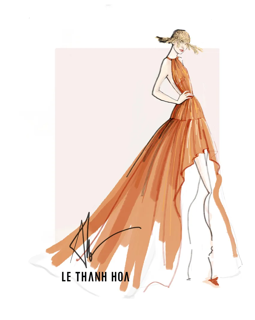 Hoa hậu Khánh Vân, vợ chồng Đông Nhi - Ông Cao Thắng cùng xuất hiện tại show thời trang của NTK Lê Thanh Hoà ảnh 5