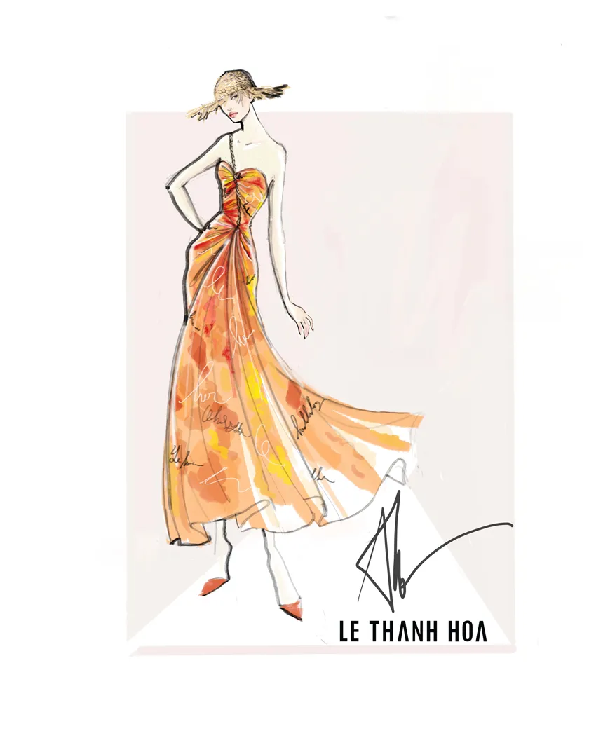 Hoa hậu Khánh Vân, vợ chồng Đông Nhi - Ông Cao Thắng cùng xuất hiện tại show thời trang của NTK Lê Thanh Hoà ảnh 6