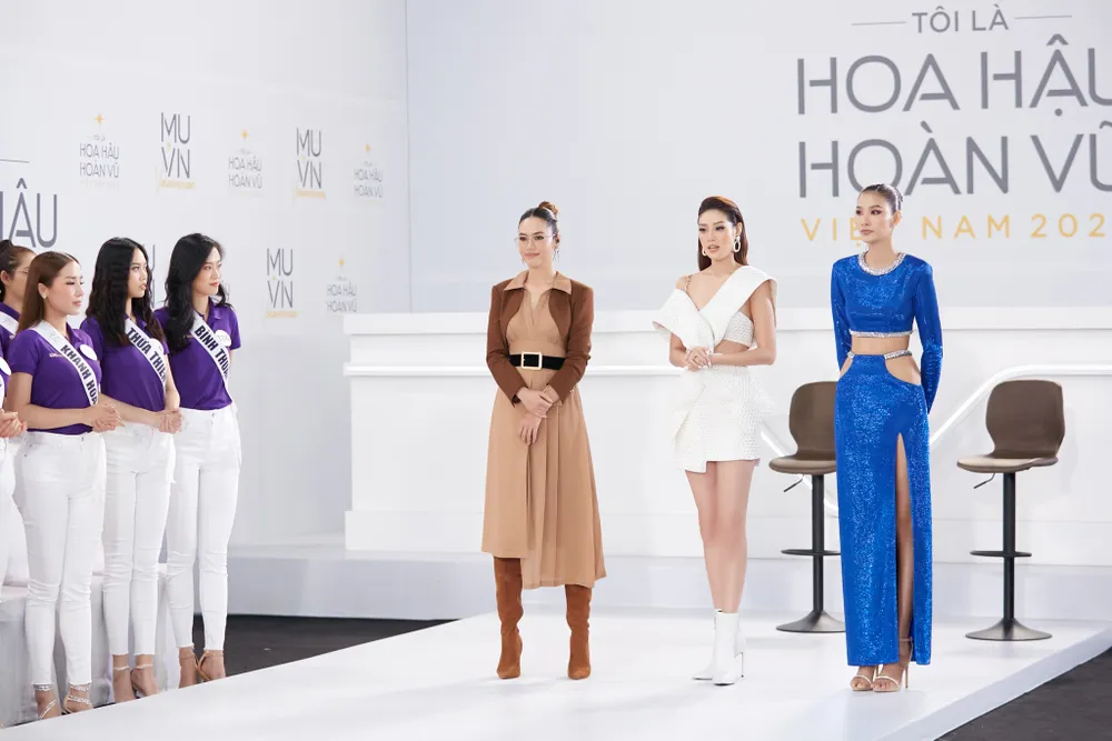 Top 63 Hoa hậu Hoàn vũ Việt Nam 2022 tỏa sáng với màn tranh biện chứng minh sức mạnh lãnh đạo ảnh 8