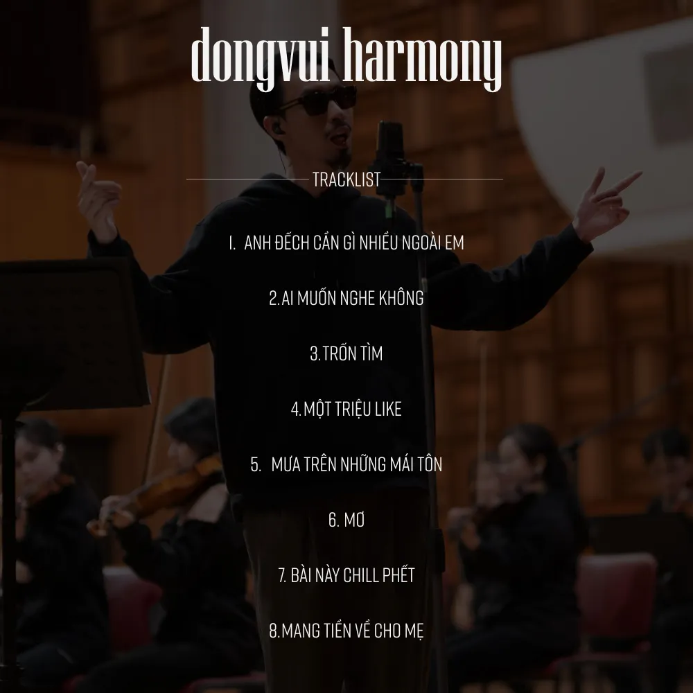 Đen tung album đầu tay “dongvui harmony”, kết hợp giữa rap, hip-hop và nhạc giao hưởng ảnh 4