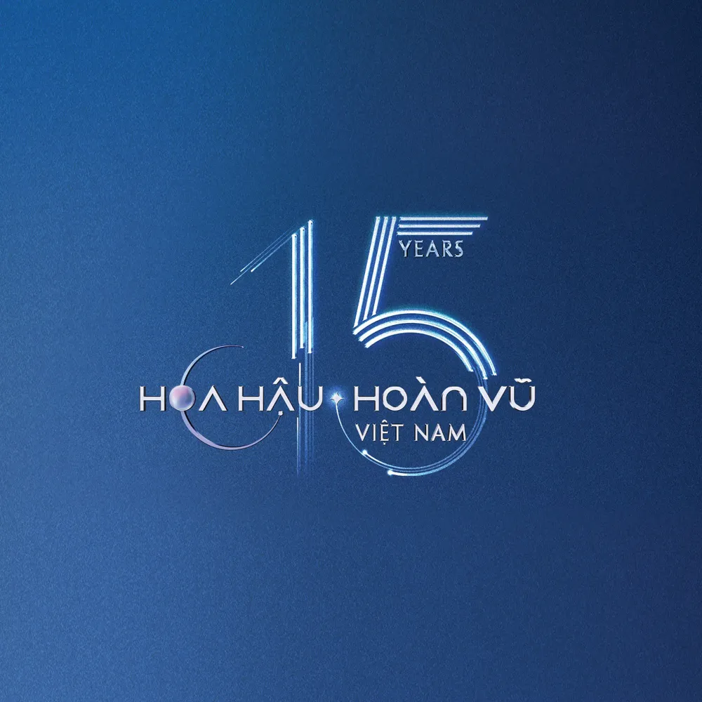 Logo 15 năm Hoa hậu Hoàn vũ Việt Nam Logo 15 năm Hoa hậu Hoàn vũ Việt Nam