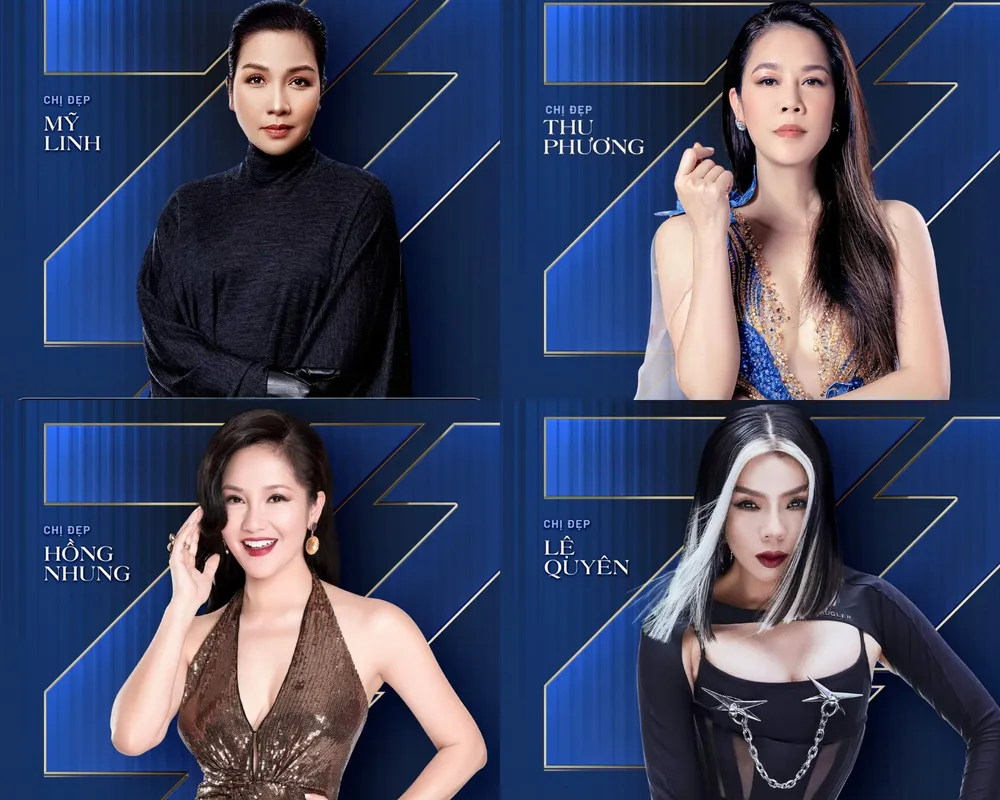Ca sĩ Thu Phương, Mỹ Linh, Hồng Nhung và Lệ Quyên