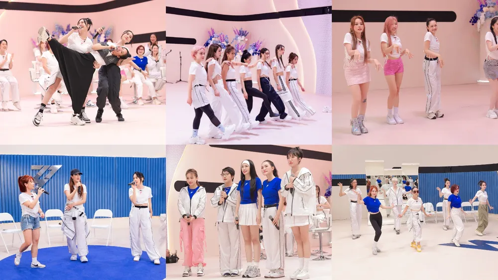 Tại các căn phòng luyện tập, các “chị đẹp” đã hỗ trợ lẫn nhau với mục tiêu chung là tạo ra các tiết mục ấn tượng Tại các căn phòng luyện tập, các “chị đẹp” đã hỗ trợ lẫn nhau với mục tiêu chung là tạo ra các tiết mục ấn tượng