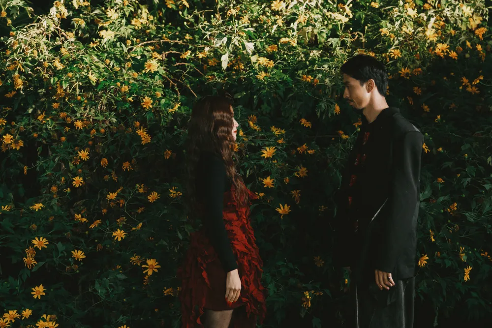 Hoàng Thùy Linh và rapper Đen Vâu trên nền hoa dã quỳ - loài hoa tượng trưng cho tình yêu mãnh liệt Hoàng Thùy Linh và rapper Đen Vâu trên nền hoa dã quỳ - loài hoa tượng trưng cho tình yêu mãnh liệt