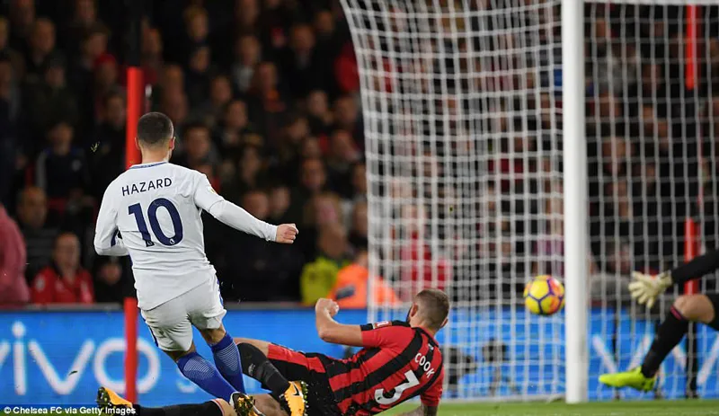 Eden Hazard lập công giúp Chelsea trở lại tốp 4 ảnh 1 Eden Hazard lập công giúp Chelsea trở lại tốp 4 ảnh 1
