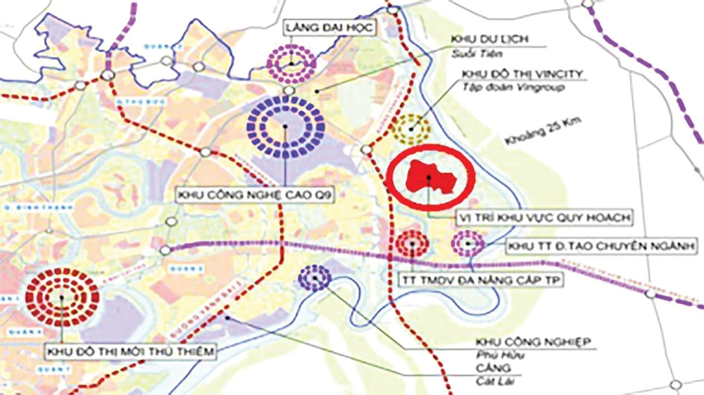 Duyệt thi quốc tế ý tưởng quy hoạch khu đô thị sáng tạo phía Đông hơn 21.172ha