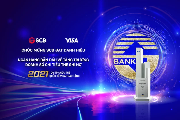 SCB được vinh danh là “Leadership in Debit Payment Volume Growth 2021”.