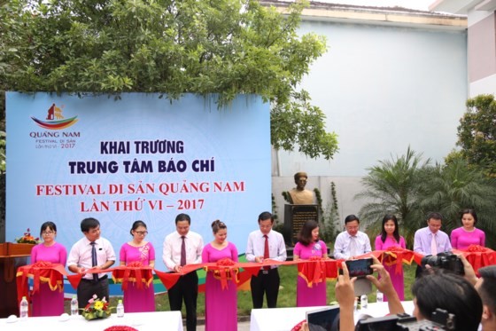 Media centers of the 6th Quang Nam Heritage Festival has been launched on June 7. (Photo: Sggp)