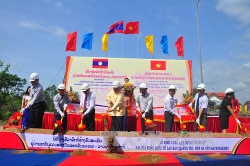 At the groundbreaking ceremony (Source: VNA)