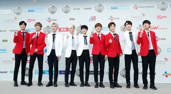 The South Korean boy group, SF9 at MAMA 2016