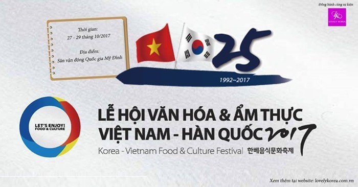 Vietnam – Korea food & culture festival 2017 to open next week