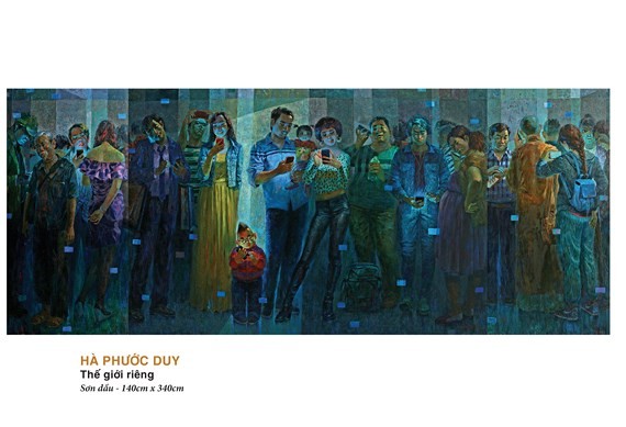 A painting by Ha Phuoc Duy