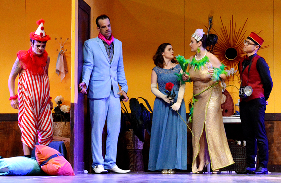 A scene in the play