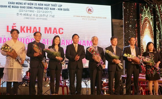 The opening ceremony of the Korean Day program in Quang Nam province (Photo: Sggp)