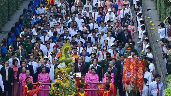HCMC marks anniversary of country’s founding fathers ảnh 2 TPHCM long trá»ng tá» chức giá» tá» Hùng Vương ảnh 2