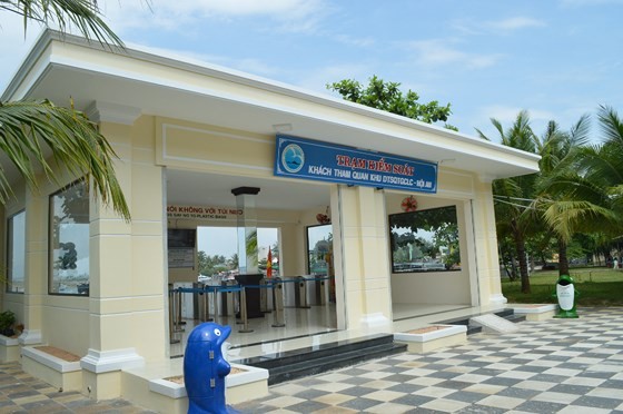 Entrance gate of Cu Lao Cham-Hoi An Biosphere Reserve (Photo: Sggp)