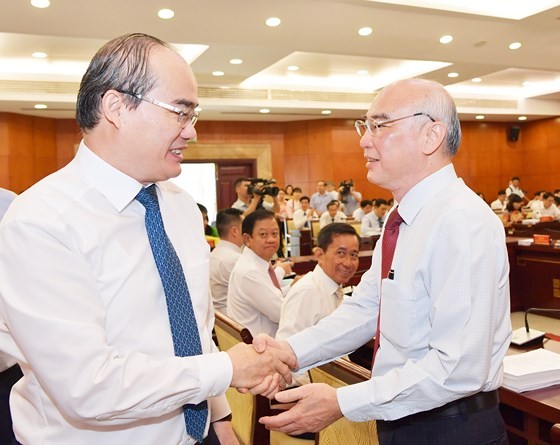 Bà thÆ° Thà nh ủy TPHCM Nguyá»
n Thiá»n Nhân: âMuá»n chá»ng bạo loạn, cái gá»c là an dânâ ảnh 2
