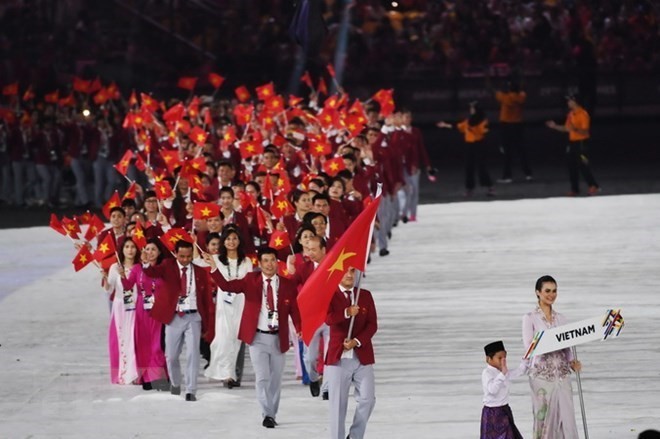 Vienamese athletes at a sports event (Source: AFP/VNA)