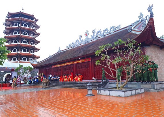 Temple commemorating martyrs is inaugurated in Dong Loc Intersection. (Photo: Sggp)