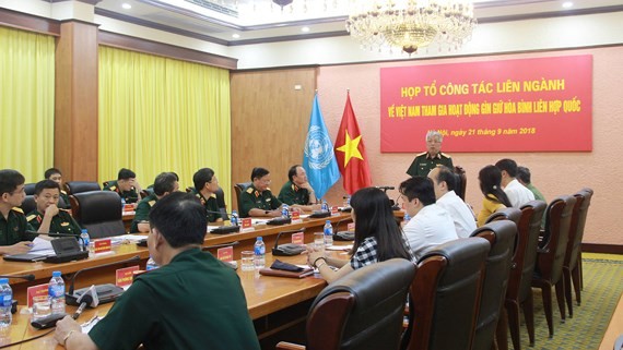 A meeting of preparation tasks of the field hospital