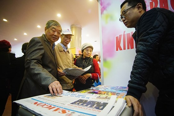 Hà Ná»i: Khai mạc Há»i báo xuân Ká»· Hợi 2019 ảnh 3