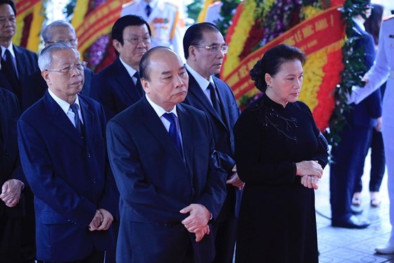 Memorial service of State funeral for former President General Le Duc Anh ảnh 12