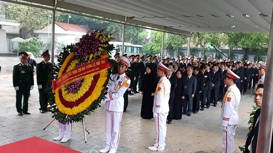 Memorial service of State funeral for former President General Le Duc Anh ảnh 16