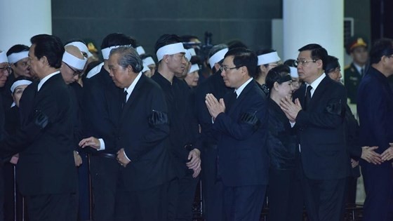 Memorial service of State funeral for former President General Le Duc Anh ảnh 41