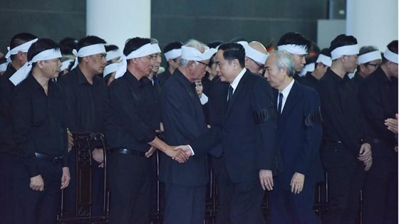 Memorial service of State funeral for former President General Le Duc Anh ảnh 43