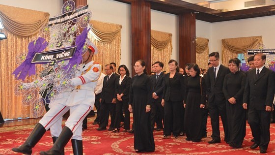 Memorial service of State funeral for former President General Le Duc Anh ảnh 60