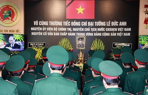 Memorial service of State funeral for former President General Le Duc Anh ảnh 68