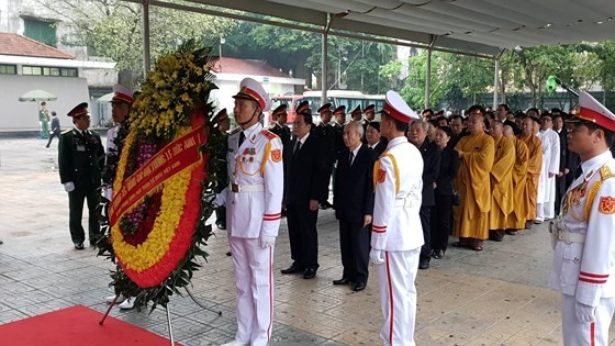 Memorial service of State funeral for former President General Le Duc Anh ảnh 18