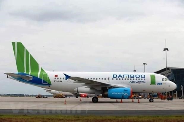 An aircraft of Bamboo Airways (Photo: VNA)