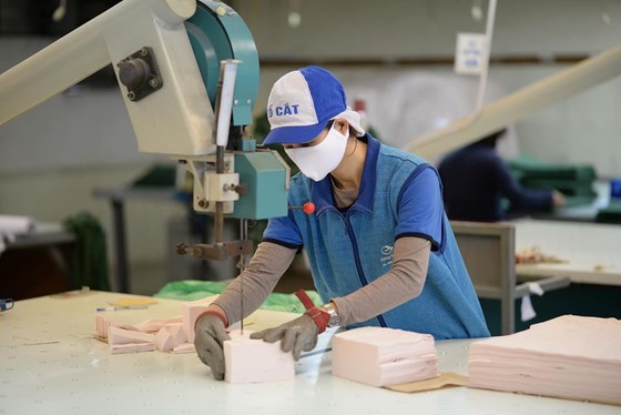 Local textile manufacturer supplies 300,000-400,000 face masks per day ảnh 3