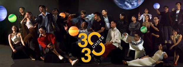 Forbes Vietnam magazine on February 3 announces the “30 Under 30” list in 2020. (Source: Forbes Vietnam)