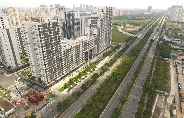 Some apartment buildings in Ho Chi Minh City (Photo: VNA)