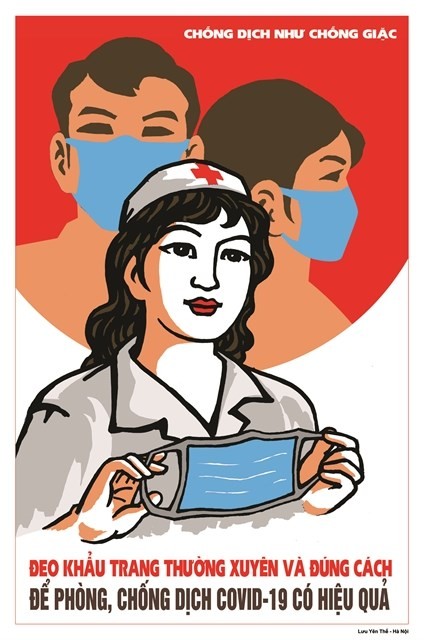 A poster by Hanoi-artist Luu Yen The