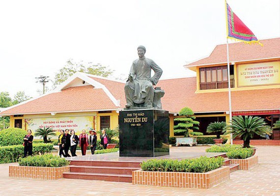 The special national relic site for great poet Nguyen Du in Nghi Xuan District,Ha Tinh Province