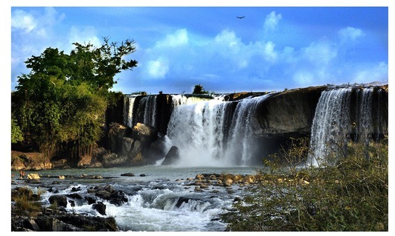 A waterfall in Dak Nong geopark