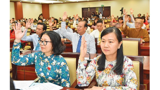 Delegates in the conference