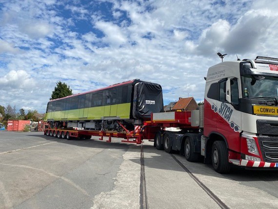 The first train for the Nhon-Hanoi Railway Station route arrived in Hai Phong City last October. 