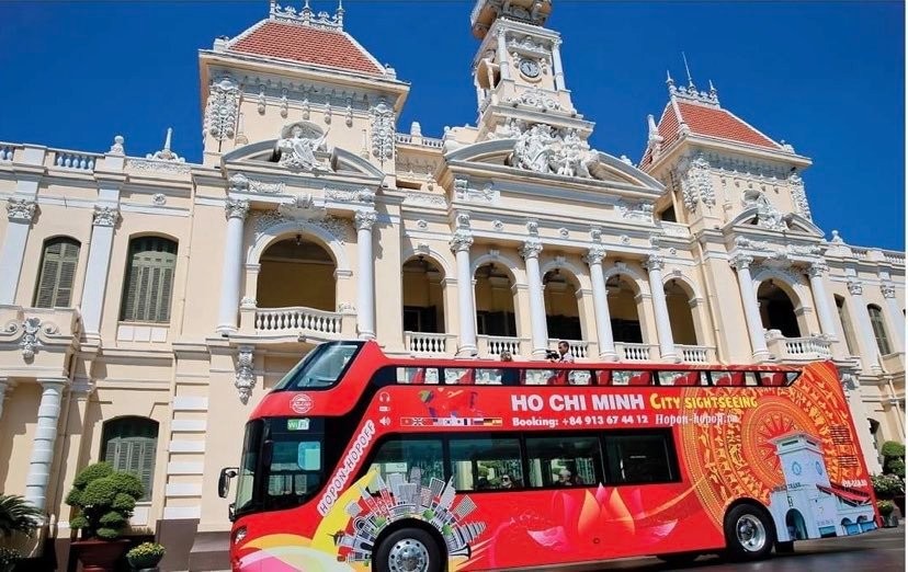 Hop on Hop Off Bus in Ho Chi Minh city (Photo: SGGP)