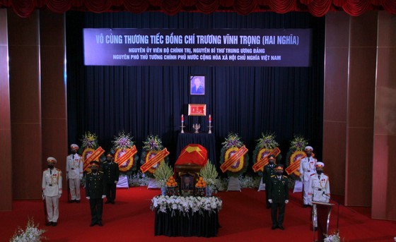 Former Deputy Prime Minister Truong Vinh Trong laid at rest in his native land ảnh 1 Former Deputy Prime Minister Truong Vinh Trong laid at rest in his native land ảnh 1