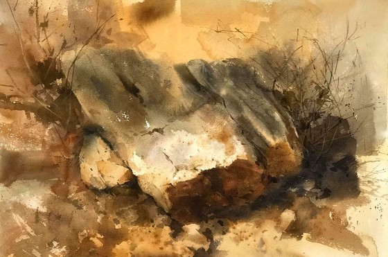 Painting exhibition of sacred land of Con Dao presented in HCMC ảnh 3 Painting exhibition of sacred land of Con Dao presented in HCMC ảnh 3