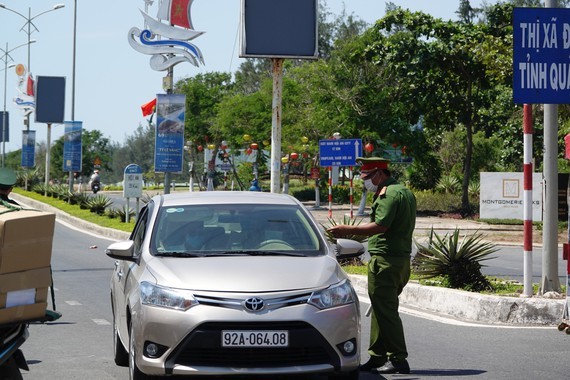 A Covid-19 control station in Da Nang City  (Photo: SGGP)