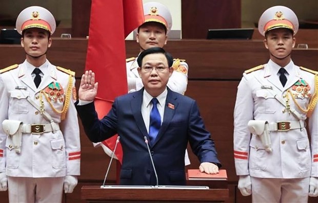 NA Chairman Vuong Dinh Hue takes oath ảnh 1 NA Chairman Vuong Dinh Hue takes oath ảnh 1