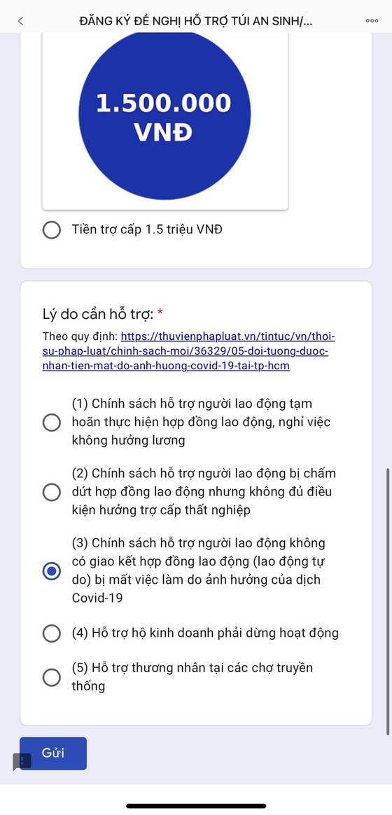 HCMC’s needy people can ask for help through online registration portal ảnh 3 HCMC’s needy people can ask for help through online registration portal ảnh 3